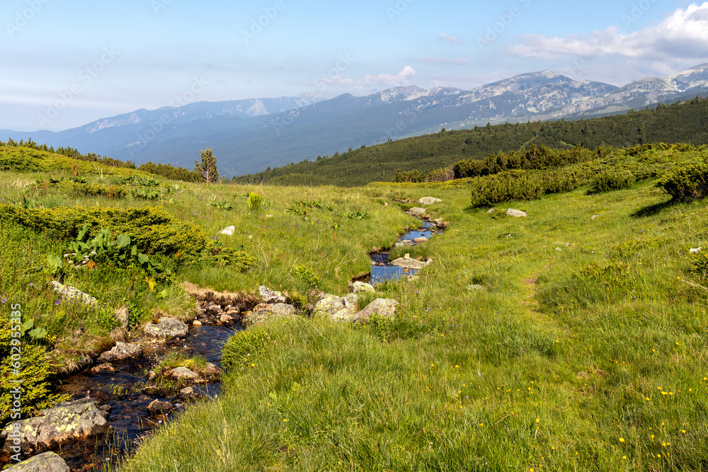 Landscape of Rila Mountain around The Seven Rila Lakes, Bulgaria Landscape of Rila Mountain around The Seven Rila Lakes, Bulgaria