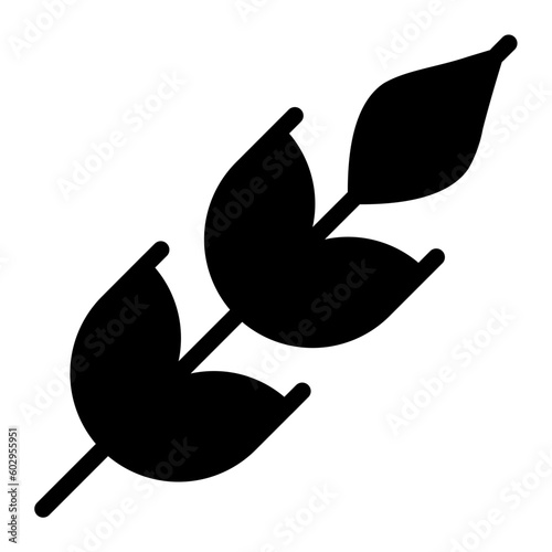 wheat glyph icon
