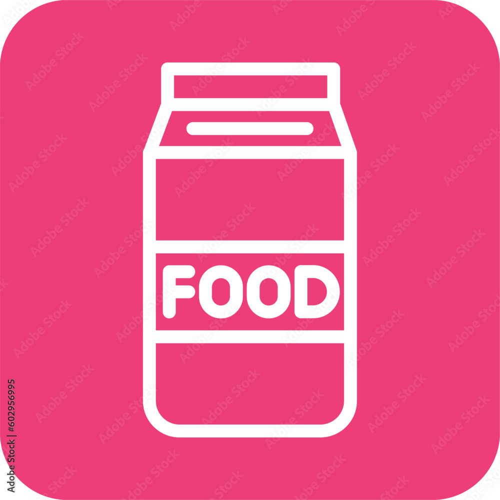 Food package Vector Icon Design Illustration Food package Vector Icon Design Illustration