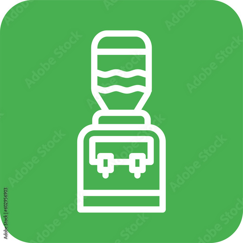 Water Dispenser Vector Icon Design Illustration