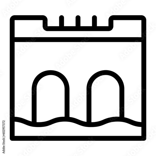 hydro power line icon