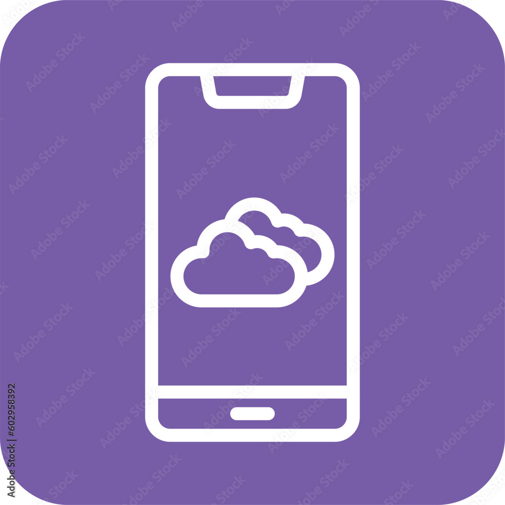 Weather app Vector Icon Design Illustration Weather app Vector Icon Design Illustration