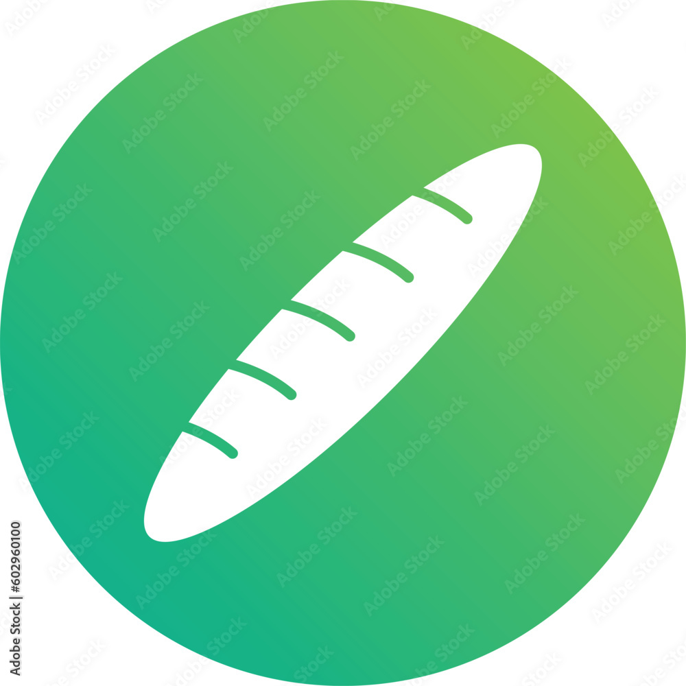 Baguette Vector Icon Design Illustration Baguette Vector Icon Design Illustration