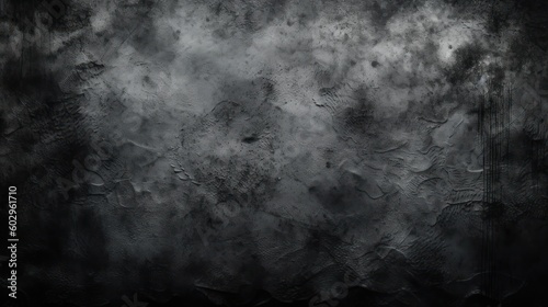 Photo concrete texture on dark wallpaper. Generative AI