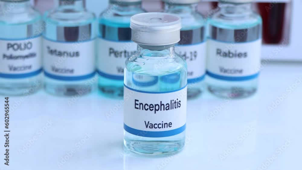 Encephalitis vaccine in a vial, immunization and treatment of infection Encephalitis vaccine in a vial, immunization and treatment of infection