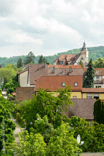 View over Niefern Oeschelbronn near Pforzheim
