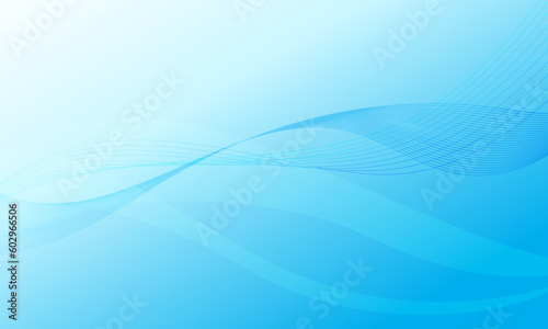 blue lines curves wave abstract background