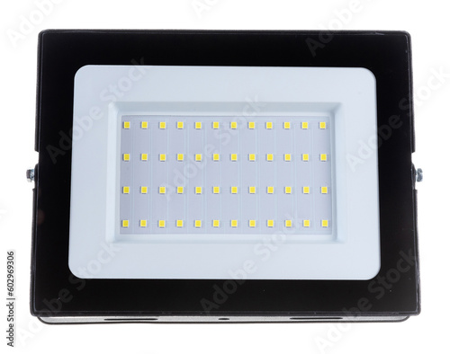 street diode spotlight on a white background