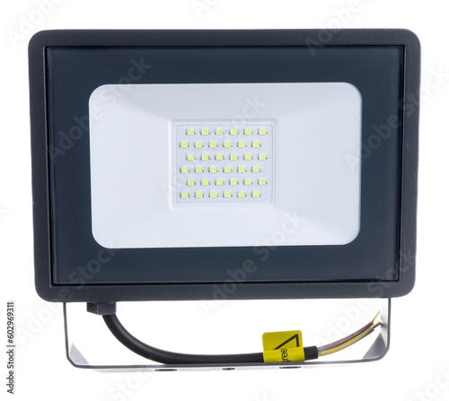 street diode spotlight on a white background