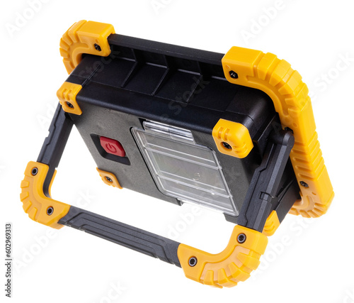 street diode spotlight on a white background