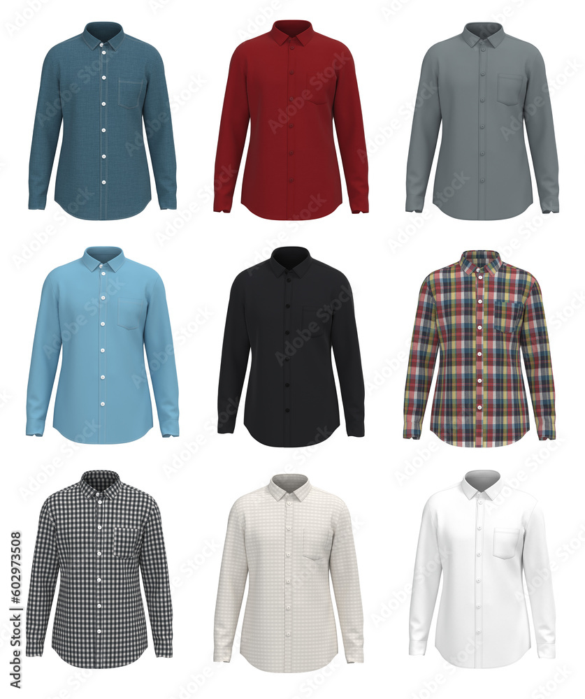Men Shirt with long sleeves. Button down shirt Men Shirt with long sleeves. Button down shirt