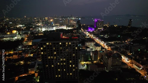 Wallpaper Mural Aerial view of Pattaya, Bang Lamung District, Chon Buri, Thailand Torontodigital.ca