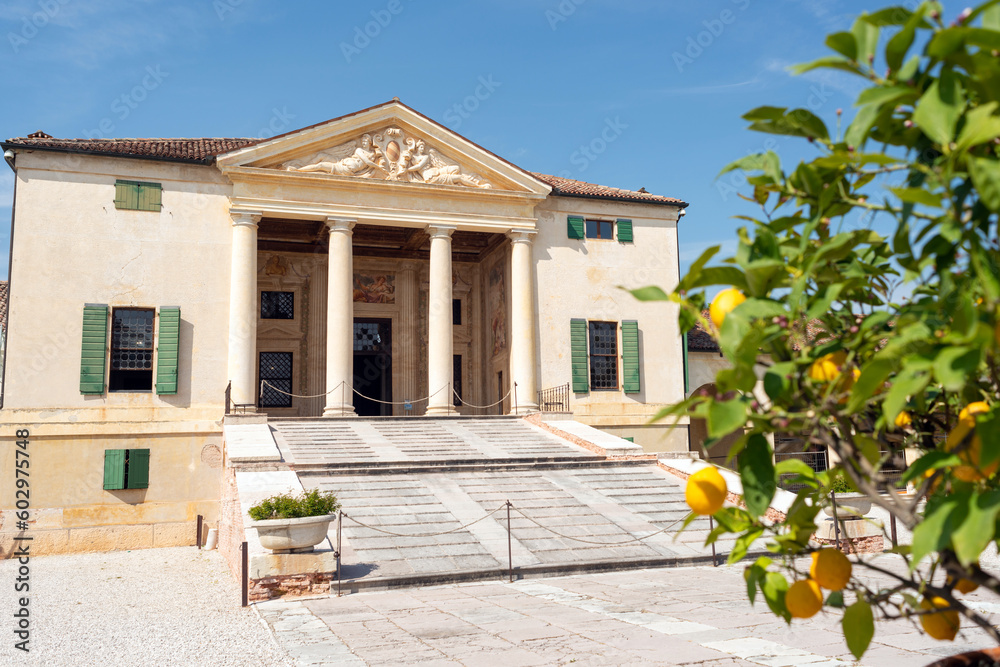 Fanzolo Treviso, Italy - Villa Emo is a Venetian villa designed by the architect Andrea Palladio
