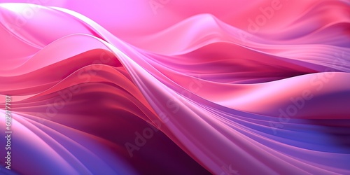 Abstract pink swirling background, generative ai