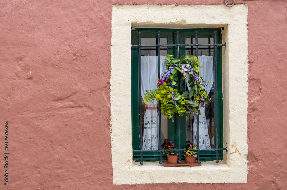 Blumen am Fenster