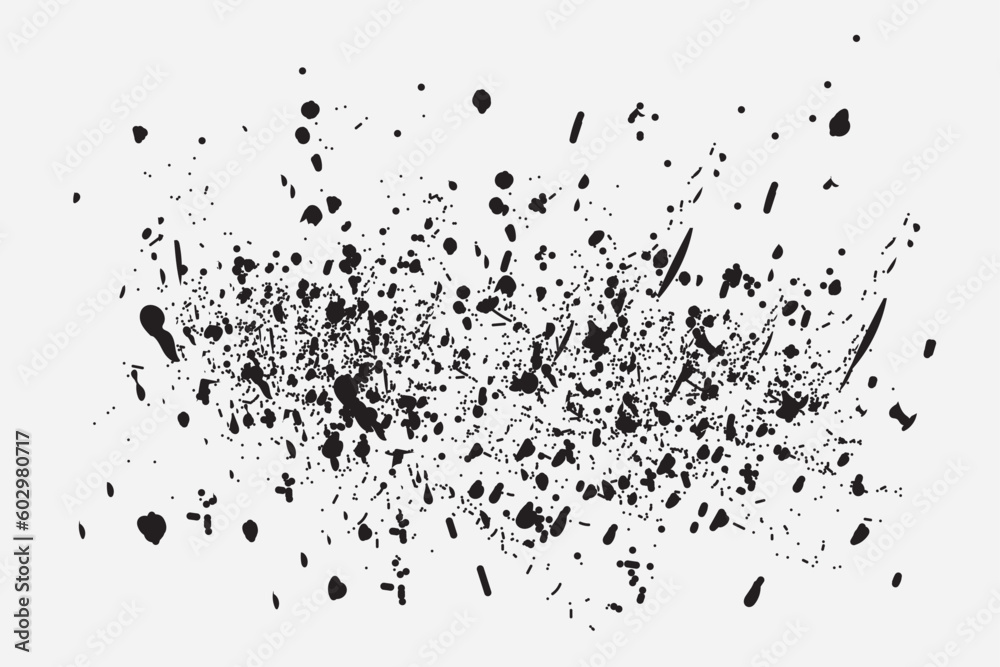 Black and white background vector with wax-melted crayon art