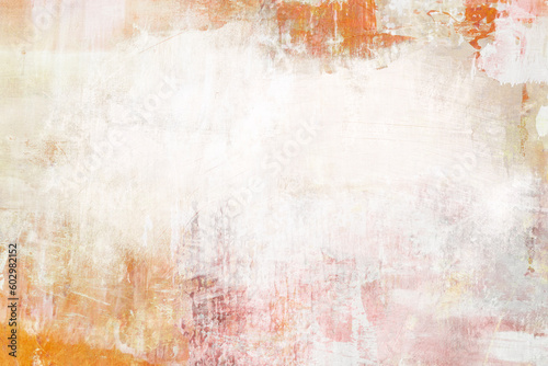 Abstract acrylic painting on canvas grunge background