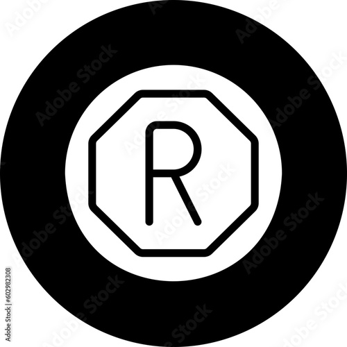 rand glyph icon