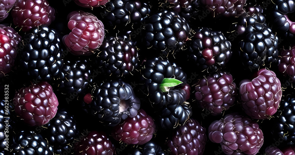 Blackberry macro texture for natural banner concept Blackberry macro texture for natural banner concept