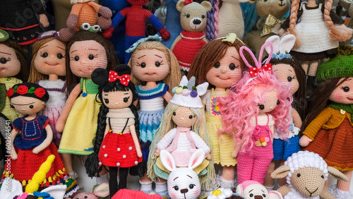 dolls in the market
