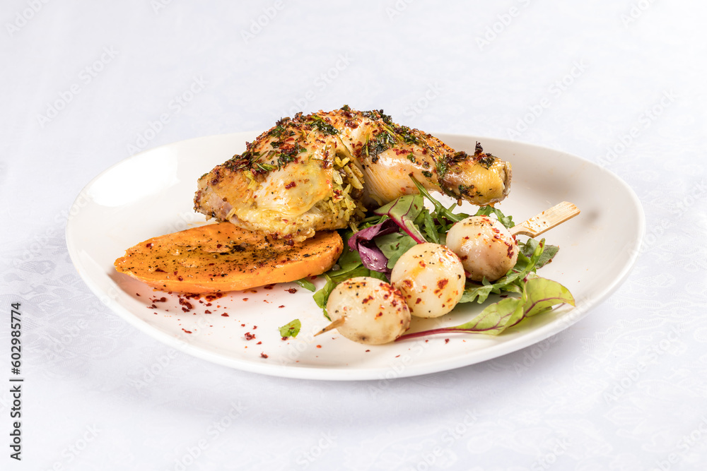 grilled chicken with vegetables grilled chicken with vegetables