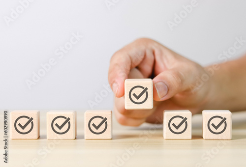 Election and voting. Vote. To-do list. Checklists, task lists, surveys, and assessment ideas. Select the check mark on the wooden block. 