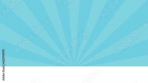 下部に白いコピースペースがある目立つデザインの背景･バナー - 水色に薄い水玉
