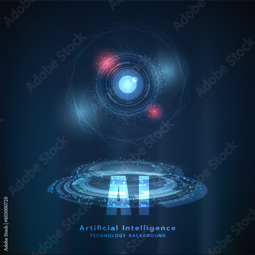 Hi-tech digital technology futuristic circuit digital. Abstract futuristic design. artificial intelligence. Modern futuristic design. Global network connection technology. vector illustration.