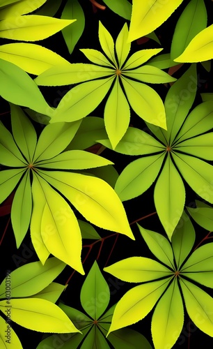 Attractive Colorful Leaves Vector Illustration