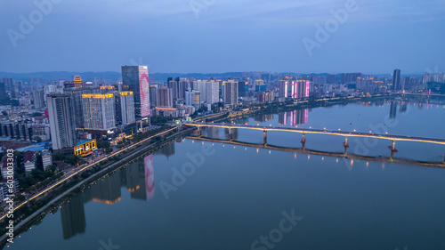 Cityscape of Zhuzhou, China