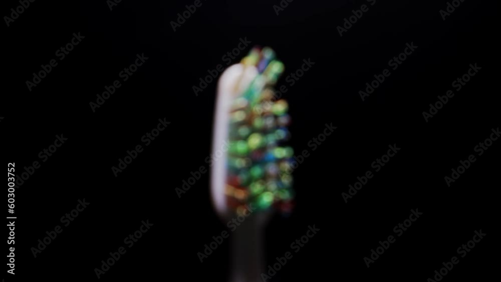 Macro shoot of the bristles of a toothbrush. Macro shoot of the bristles of a toothbrush.
