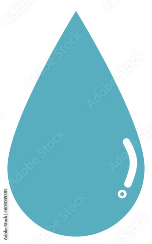Drop of water sticker