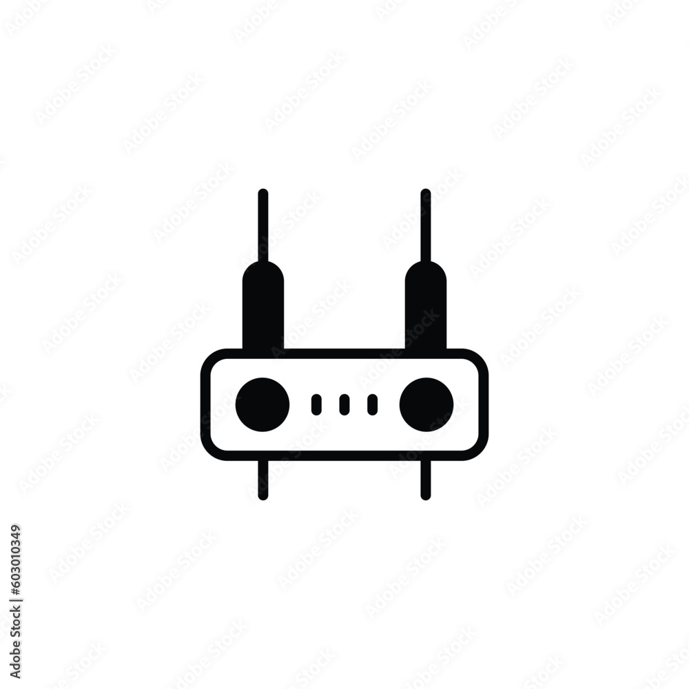 Wifi Device icon design with white background stock illustration Wifi Device icon design with white background stock illustration