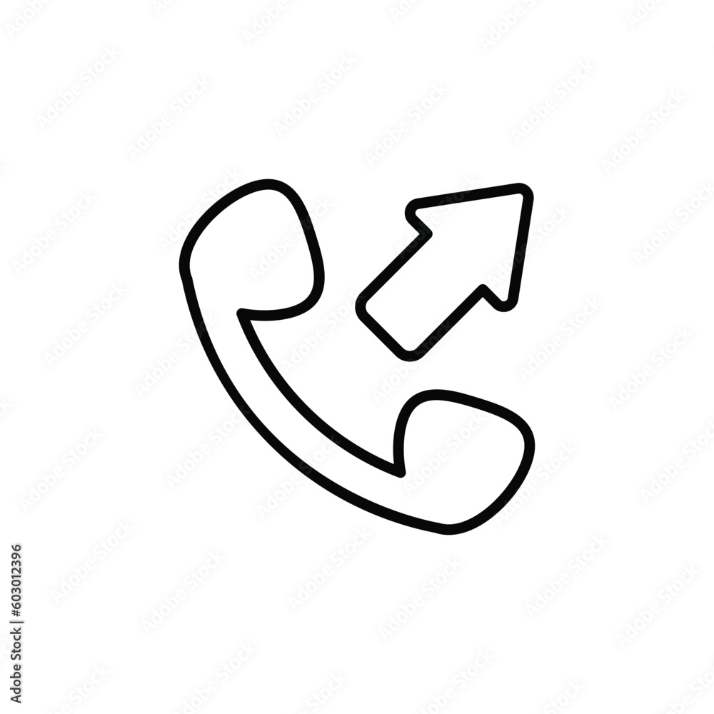 Call icon design with white background stock illustration Call icon design with white background stock illustration