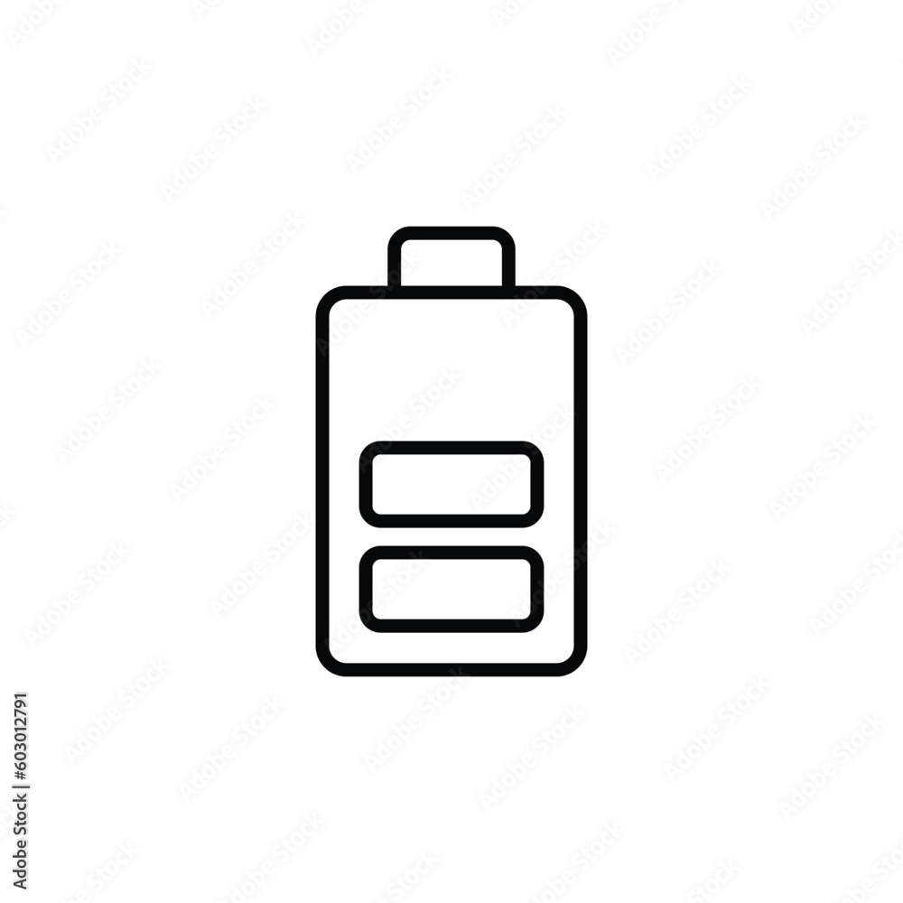 Battery icon design with white background stock illustration Battery icon design with white background stock illustration