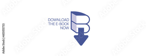 E book download now button. e-book  for readers. e-learning tutorial, classes and teaching. studing online logo. e-education concept. Meeting and traning for students, employees. download now button. 