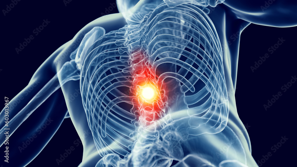 3d medical illustration of a man's skeletal system. lower back pain 3d medical illustration of a man's skeletal system. lower back pain