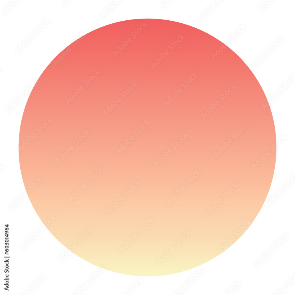 Orange gradient color with circle design. Gradient circle. Gradient vector. Gradient color.