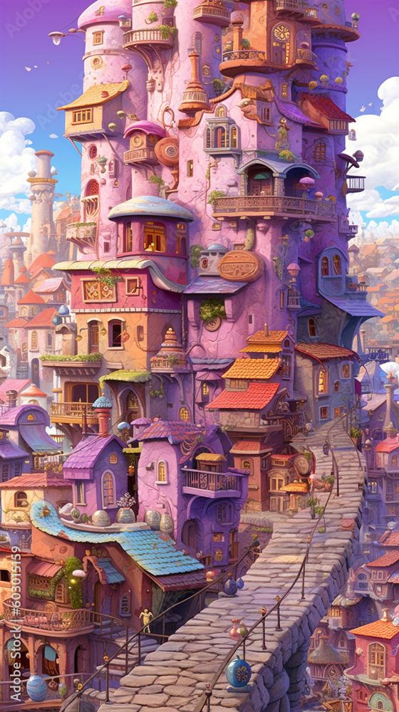 fantasy town architecture fantasy town architecture