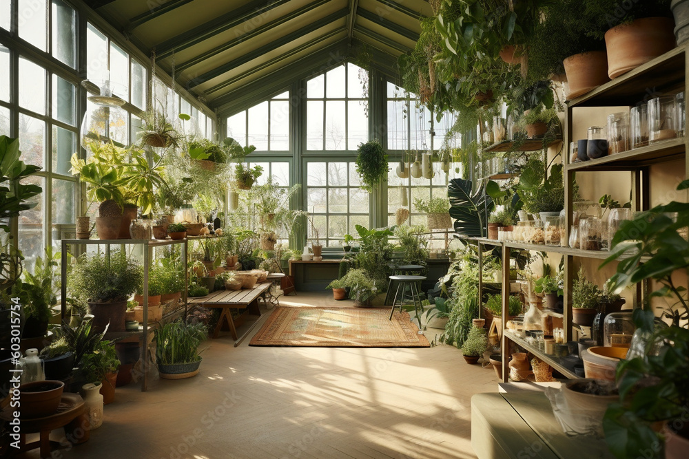 Obraz premium garden with flowers