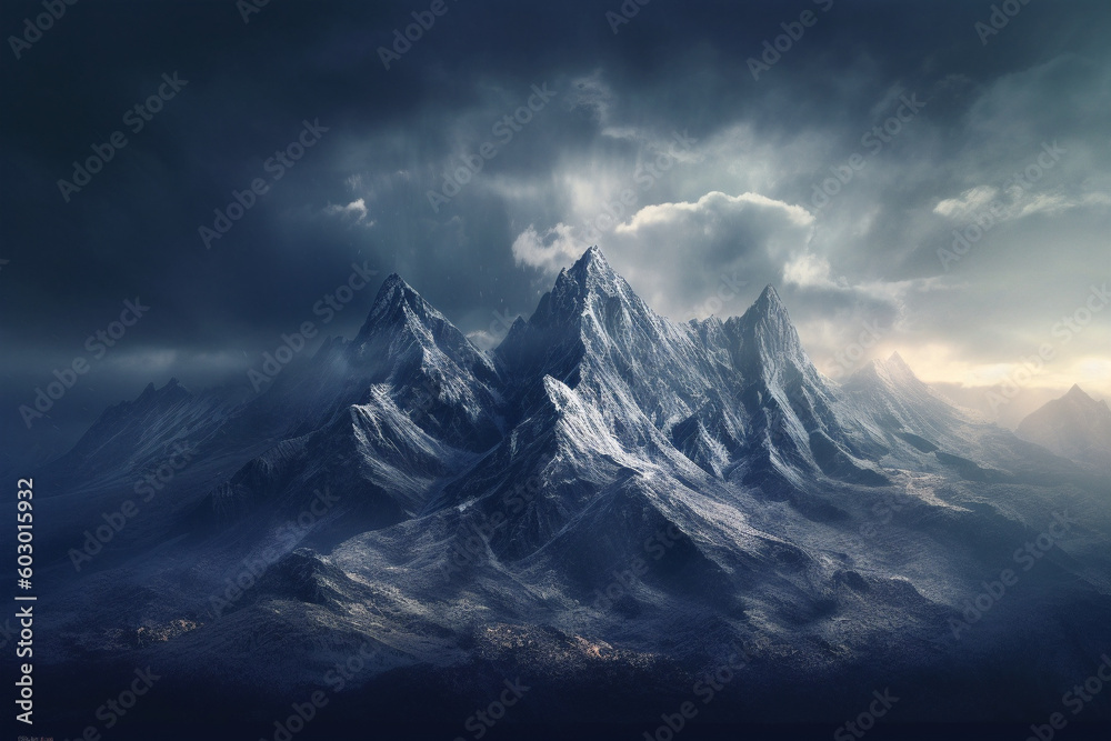 Mountain landscape Mountain landscape