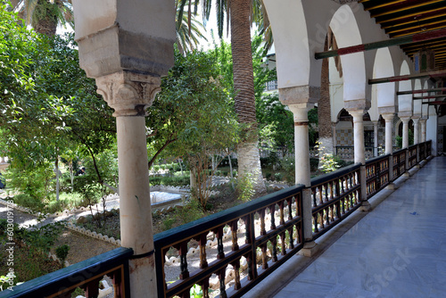 AHMED BEY PALACE IN THE CITY OF CONSTANTINE IN ALGERIA. TOURISM IN ALGERIA.