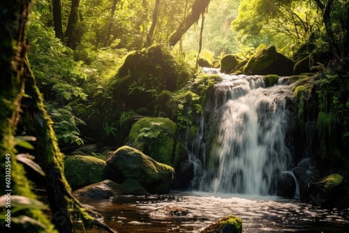 waterfall in the forest