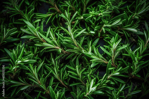 Fresh Rosemary Herb. Generative AI