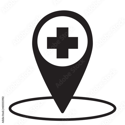 Hospital location icon