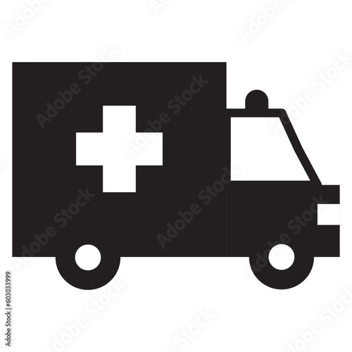 Ambulance car icon