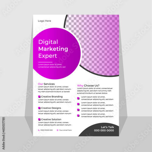 grow your business flyer design template bundle. take your business to the next level of poster leaflet 3 in 1 design. bundle, 3 in 1, a4 template, brochure design, cover, flyer, poster, print-ready