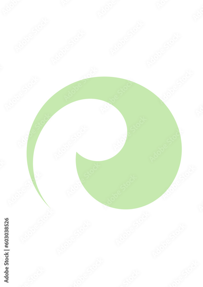 illustration of an abstract green whirlwind vector illustration of an abstract green whirlwind vector