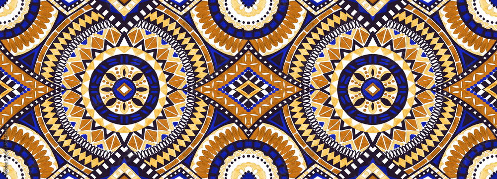 Seamless ethnic texture, carpet design, rug design.