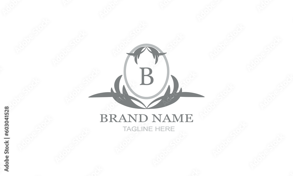 Design template of an elegant floral monogram for one or two letters, for example B. Wedding monogram. Business sign, identity monogram for restaurant, boutique, hotel, heraldry, jewelry. Design template of an elegant floral monogram for one or two letters, for example B. Wedding monogram. Business sign, identity monogram for restaurant, boutique, hotel, heraldry, jewelry.